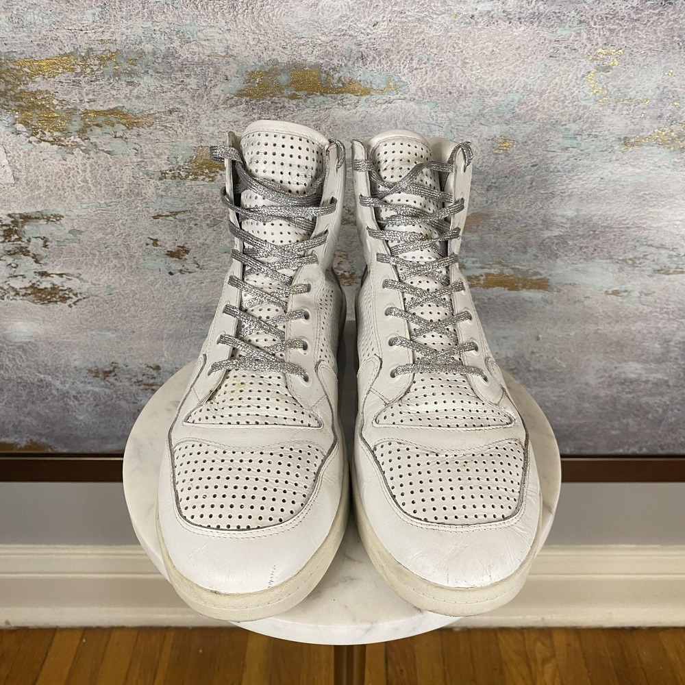 Matisse Girl Crush Shoes Womens Size 10 White Leather High Top Casual Sneakers - Picture 3 of 10